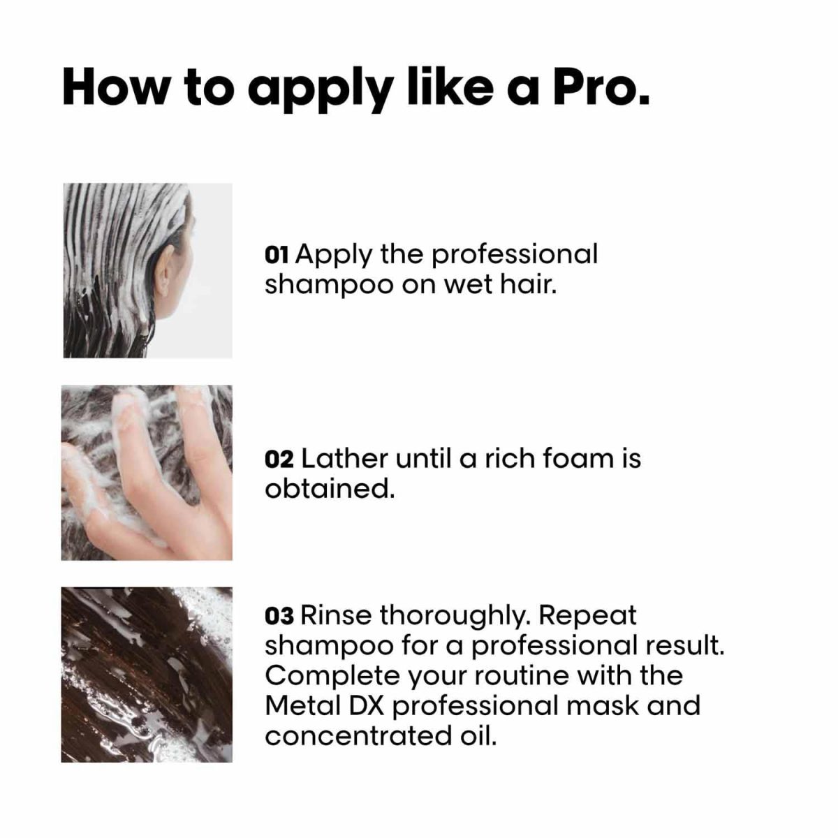 L’Oréal Professionnel Serie Expert Metal DX Anti-Metal Cleansing Cream Shampoo - Image 9