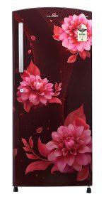 Lloyd 225 L 2 Star Direct Cool Single Door Refrigerator (GLDC242SBWT2PB, Begonia Wine)