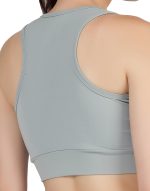 BLUEFICUS Premium Seamless Non-Padded Slip On Sports Bra Low Impact Workout Bras Activewear Sports Bra - Image 5