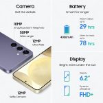 Samsung Galaxy S24 5G AI Smartphone (Amber Yellow, 8GB, 128GB Storage) with Other Offers - Image 4