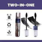 Glam Goddess Double Trouble Volumizing and Lengthening Mascara | 2-in-1 Mascara for Women | Long Lasting (15 ml) (Black) - Image 7