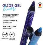 L.A. Girl Glide Gel Eyeliner Pencil – Mermaid Blue Long-Lasting, Smudge-Proof, Smooth Application, Waterproof Formula for All-Day Wear, Intense Pigment, Cruelty-Free Eye Makeup, 1.2g - Image 4
