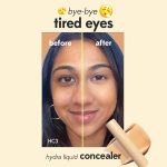 RUBY'S ORGANICS Liquid-Cream Concealer For Under-Eye Dark Circles & Pigmentation, Full Coverage, Cream With Bakuchiol, Easily Blendable, Highly Pigmented, Natural, All Indian Skin Types - HC2, 6.5Ml - Image 4