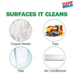 CleanBold Original Magic Eraser, Melamine Sponge I Remove Dirt & Grime in Home Kitchen Bathroom Car Shoe Sneaker Wall Glass I Multipurpose Deep Cleaning I Chemical-Free Nano Magic Sponge I 6 Pcs - Image 2