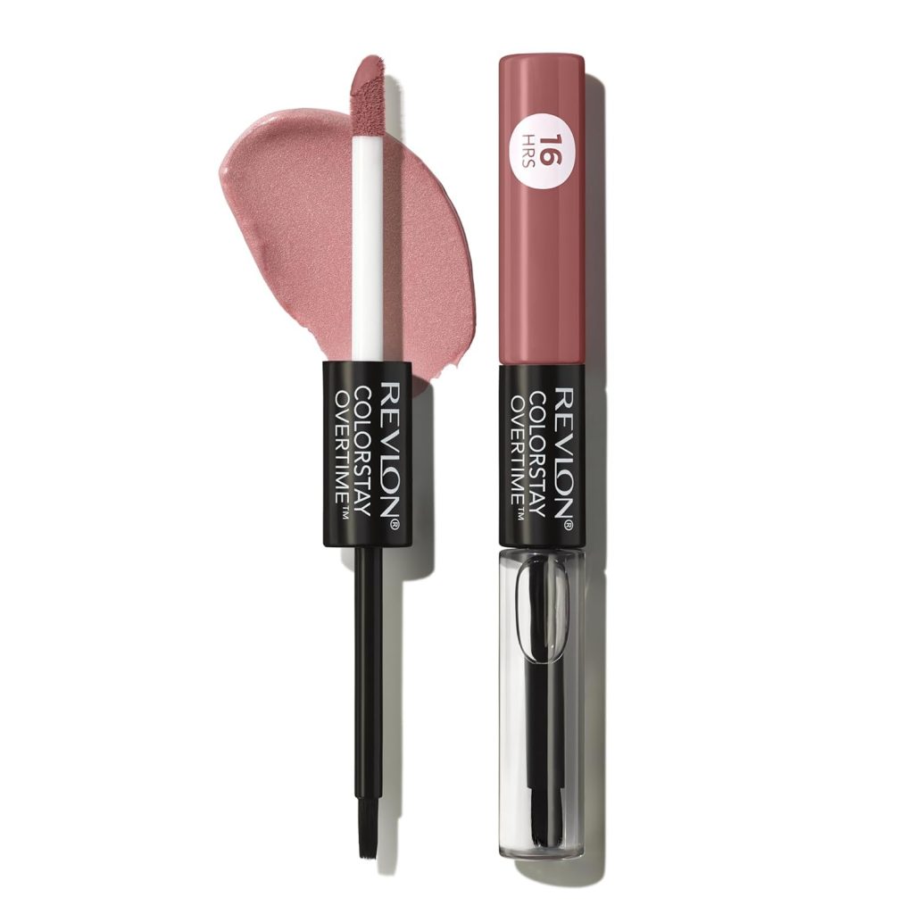 REVLON Colorstay Overtime Lipcolor, Long-wearing, Shiny Lip color, Kiss proof & Smudge Proof. 99% Moisturizing ingredients, Eternally Tan - (340)
