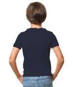 THREADCURRY What You Love | Motivational Inspirational Adventure Quote Cotton Graphic Printed Tshirt for Boys Navy - Image 2