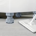 JD FRESH Washing Machine Vibration Pads/Bracket Base for Washing Machine/Refrigerator Stand with Height Adjustment Feet/Washing Machine Stand/Floor Trays - Grey (4 Pcs Set) - Image 4