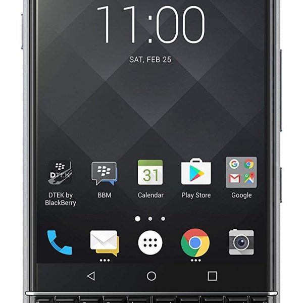BlackBerry KEYone 32GB BBB100-1 - 4.5" Inch Factory Unlocked LTE Smartphone (Silver) - International Version - No Warranty in The US - GSM ONLY, NO CDMA