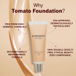 FLiCKA Tomato Liquid Foundation for Face Makeup 30ml | Light to Medium to Buildable Coverage | Moisturizing, Lightweight & Long Lasting | All Skin Types | 01 Ivory - Image 7