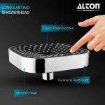 ALTON SHR22340, ABS,4-INCH Single Flow Overhead Shower (Without Arm) - Image 3