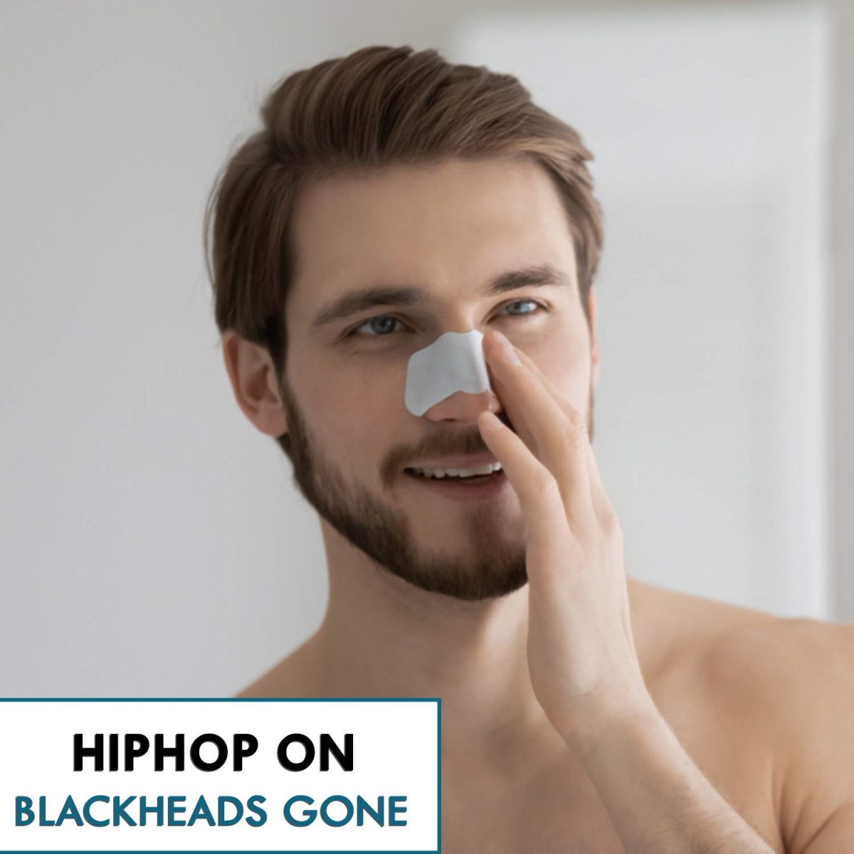 HipHop Skincare Charcoal Nose Strips Men Blackhead Remover (6 Strips) - Image 5