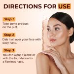 COLORESSENCE Starlet Compact Powder for Setting Base| Oil Control Lightweight Formula | With Free Applicator Puff | Ivory Beige - Image 6