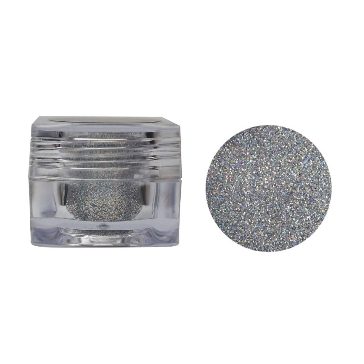 Professional Set of 2 Glitter Eyeshadow Loose HD Holographic Glitter Eyeshadow Pigment Mettalic Glitter (Light Shade) (Champagne Gold & Diamond Starlit) - Image 7