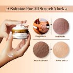POKONUT - nurture with love Ayurvedic Stretch Mark Cream | Improves Appearance Of Fresh And Mature Stretch Marks | Infused With Hyaluronic Acid & Rosehip Oil | Natural And Cruelty-Free | 50 Gm - Image 4