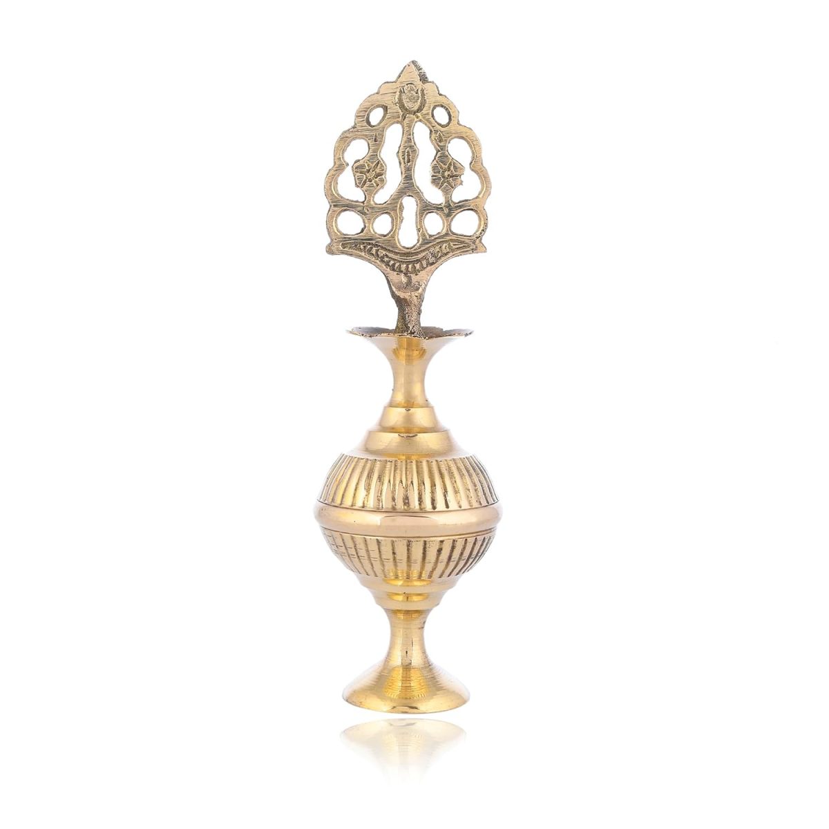 KhwajaDarbar Brass Surmedani Surma Holder Kohl Kajal Applier without Surma (DSGN2) - Image 6
