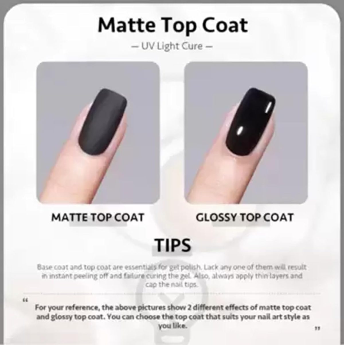Bolt Bee Matte Finish Top Coat Nail Enamel, Quick Drying, Long Lasting, Chip Resisting Formula with Full Coverage, One Stroke Application, Translucent Layer, 15 Ml - Image 2