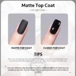 Bolt Bee Matte Finish Top Coat Nail Enamel, Quick Drying, Long Lasting, Chip Resisting Formula with Full Coverage, One Stroke Application, Translucent Layer, 15 Ml - Image 2
