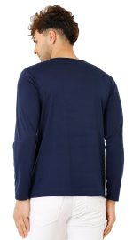 LEOTUDE Men's Full Sleeve Regular Fit Cottonblend Tshirt for Men's Combo Tshirt (Pack of 3) - Image 4
