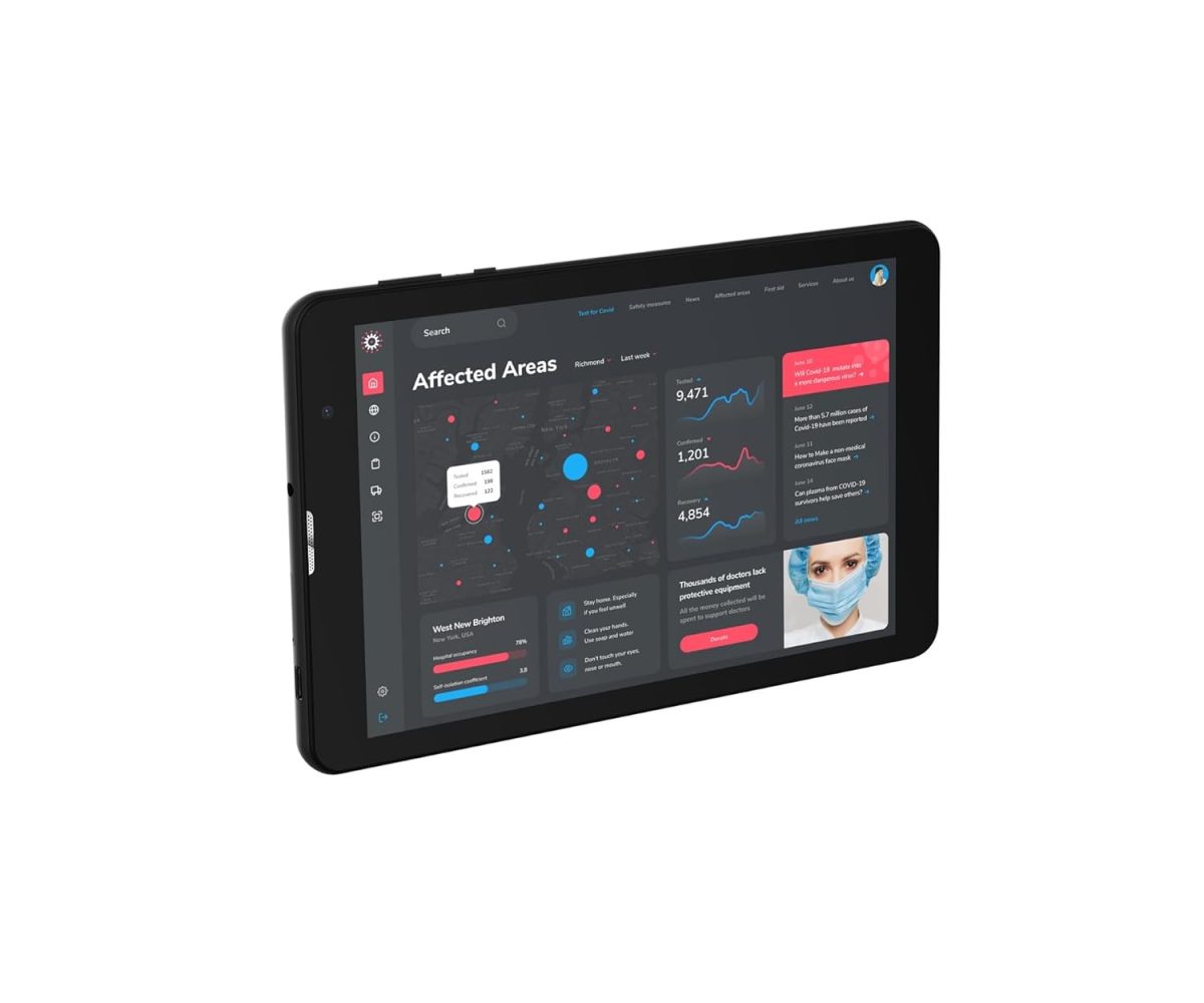 Wishtel IRA T803 8" Tablet | 3GB RAM, 32GB ROM | Android | Wi-Fi + 4G/LTE | Dual SIM | 2GHz Quad-Core Processor | 5500mAh Battery | Free Accessories (Charger, Flip-Cover, OTG, Earphones) - Image 7