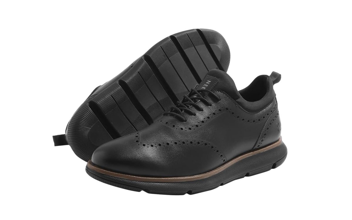 Neeman's Crossover Brogues for Men | Faux Leather (PU) on Mesh Base | Comfortable Semi-Casual Oxfords - Image 7