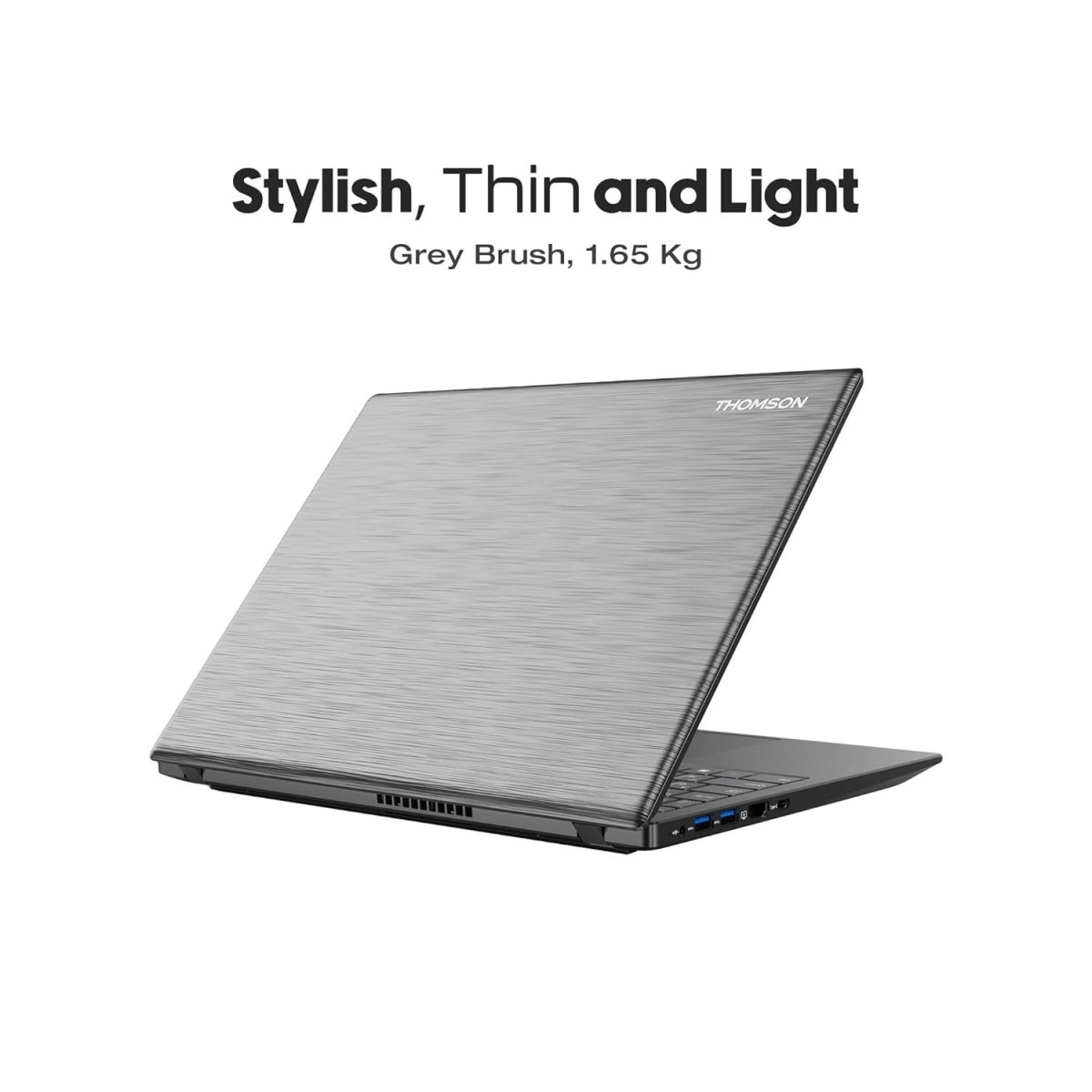 Thomson 15.6 Inch In-N15I Windows 11, Intel Corei3 12Th Gen 1215U (8GB DDR / 512GB SSD/Backlight Keyboard) Window 11 (Stylish, 1.65Kg, Ultra Performance/Grey Brush) Notebook - Image 9