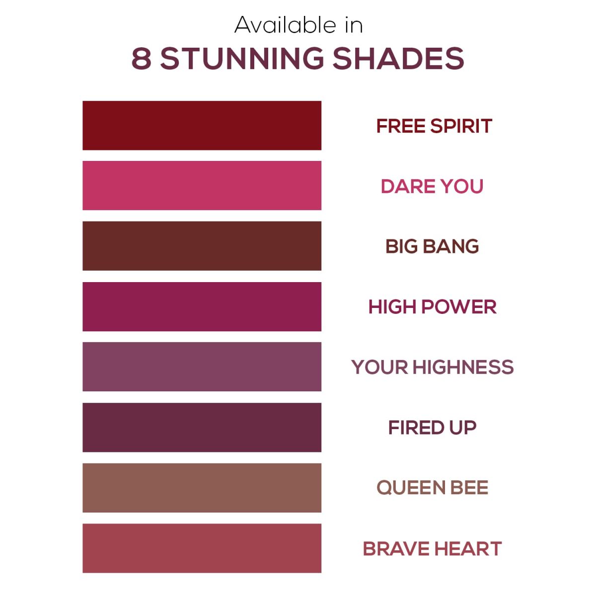 RENEE Stunner Matte Lipstick - Fired Up 4gm| Intense Color Pay Off, Full Coverage Long Lasting Weightless Velvety Formula with One Swipe Application| Enriched with Vitamin E & Hyaluronic Acid - Image 5