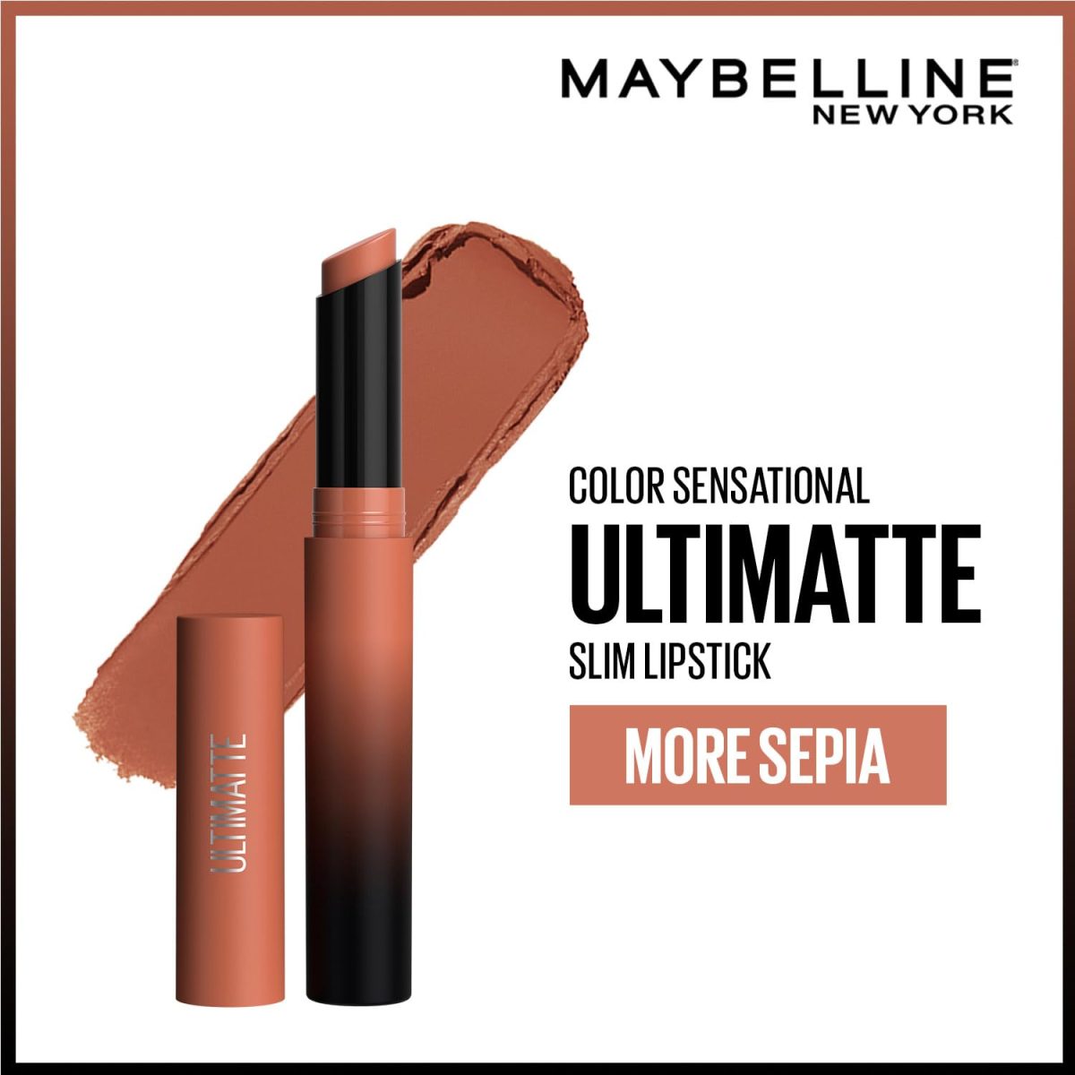 Maybelline New York Color Sensational Ultimatte Lipstick, More Sepia, 1.7g - Image 2
