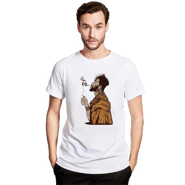 Ruby Fabrics Linings Hookah Boy Swag Printed T-Shirt