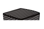 Stylista Washing Machine Cover Compatible for LG 11.0 Kg Inverter Fully-Automatic Top Loading THD11STB Argyle Pattern Grey - Image 7