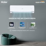 Haier 1.5 Ton 3 Star Inverter Split AC (Copper,Convertible 7 in 1 Cooling Modes, Antibacterial Filter, HSU18K-PYS3BE1-INV, White) - Image 2