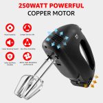 Inalsa Hand Blender| Hand Mixer|Beater - Easy Mix, Powerful 250 Watt Motor | Variable 7 Speed Control | 1 Year Warranty - Image 2