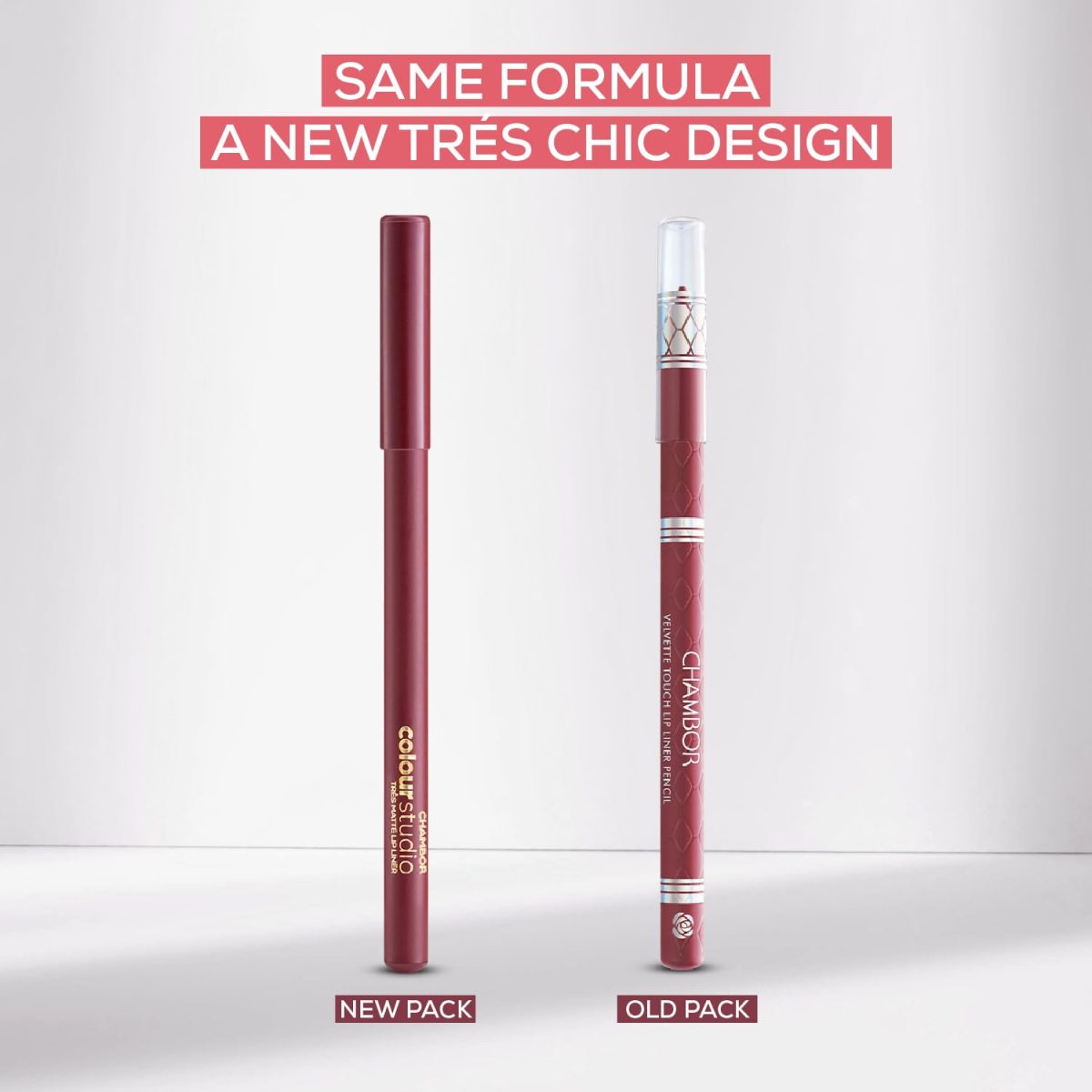 Chambor Colour Studio Tres Matte Lip Liner - 1.14 gms - 22 Rubie Rue - Image 10