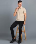 Alan Jones Clothing Men's Cotton Slim Fit Polo T-Shirt - Image 3