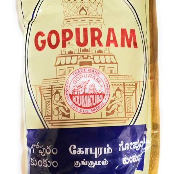 Gopuram Kumkum (Red) | Laal Sindoor | Pure & Natural | No.10 | A++ Grade (200g)