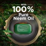 Hamam New Bathing Soap (Pack of 8) with 100% Pure Neem Oil Which Helps Protects Your Skin From Pimples and Other Skin Problems - Image 4