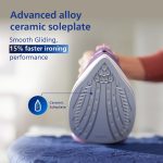 Philips Speed Pro DST3020/30 Steam iron 2200 W - World's No 1 Ironing brand, 35 gm/min Steam with 160 gm Steam Boost, Ceramic Soleplate, Drip Stop technology & 300 ml Water tank - Image 4