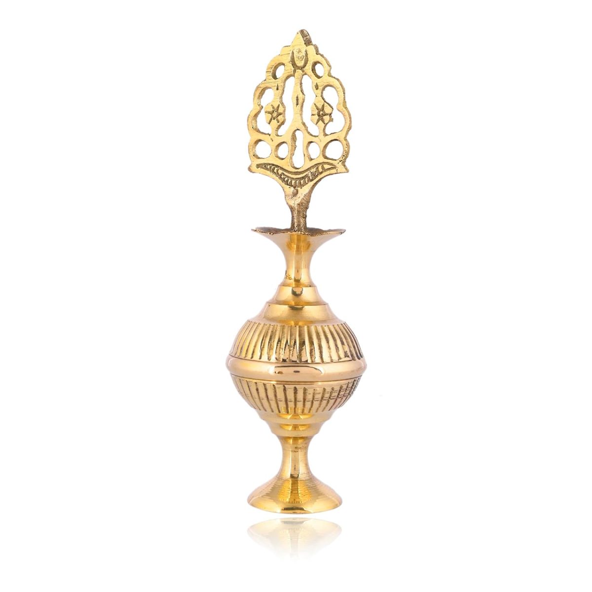 KhwajaDarbar Brass Surmedani Surma Holder Kohl Kajal Applier without Surma (DSGN2) - Image 4
