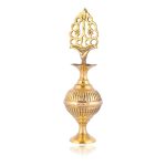 KhwajaDarbar Brass Surmedani Surma Holder Kohl Kajal Applier without Surma (DSGN2) - Image 4
