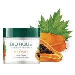 Biotique Papaya Tan Removal Brightening & Revitalizing Face Scrub | Gentle Exfoliation | Smooth and Clear Complexation | 100% Botanical Extracts| Suitable for All Skin Types | 75g - Image 2