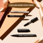 Dazller Mascara, 4.1g - (Pack of 3), Lightweight, Budget-friendly, Water-resistant, Smudge-proof, Pocket-sized, Enriched with Lash-friendly emollients, Vegan & Cruelty-free - Image 7