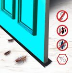 GLUN® Door Bottom Sealing Guard for Home, Office, Hotel Reduce Noise, Insects, Wind Dust Weather from Outside Black in Color Pack of 4 - Image 6