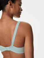 Marks & Spencer Womens Cotton Blend Embroidery Non Padded Wired Total Support Full Cup Bra - Image 5