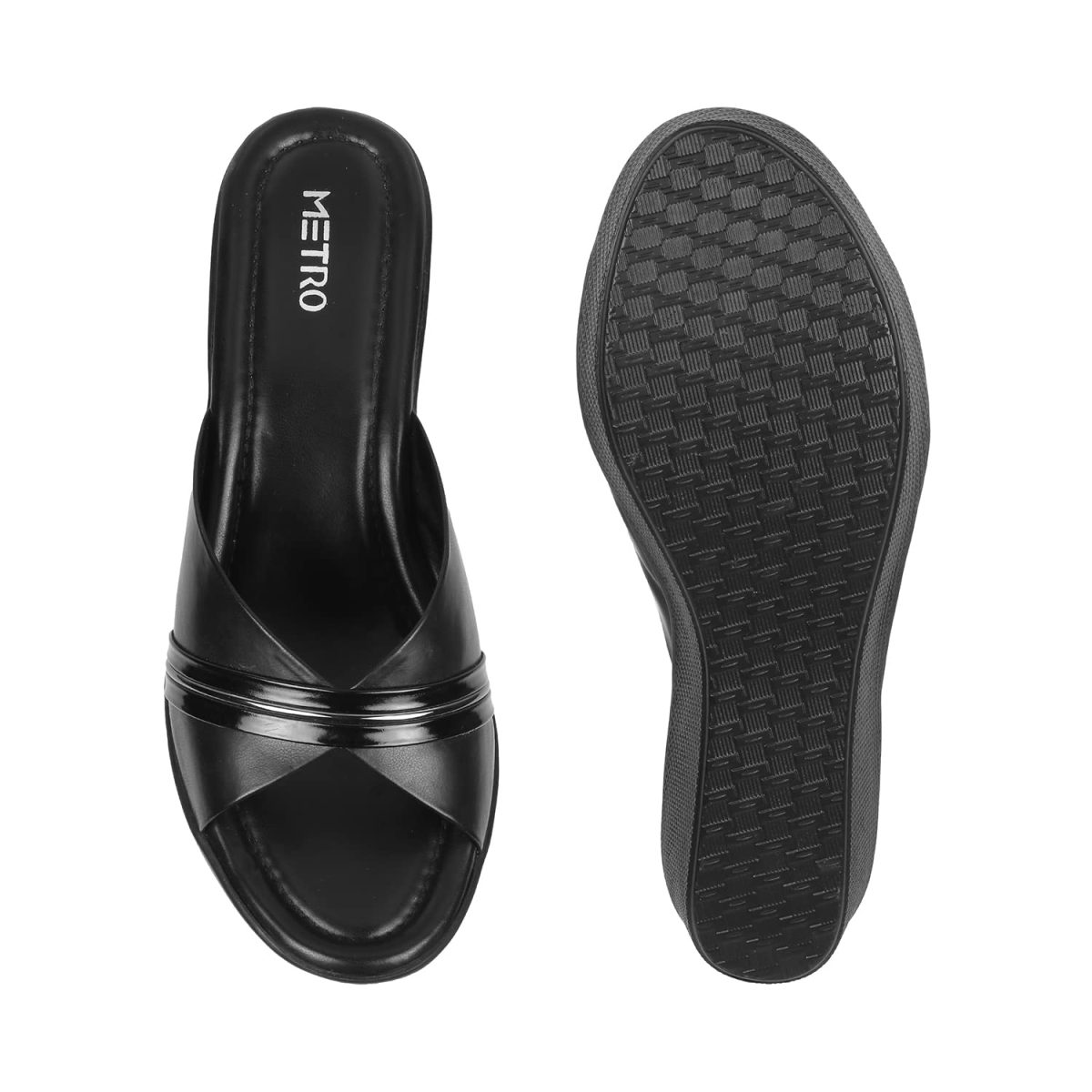 Metro Women Wedge Heel Fashion Slip-on - Image 7