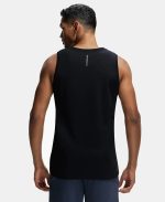 Jockey Men Super Combed Cotton Blend Regular MV06 Solid Low Neck Active Wear Tank Top with Breathable Mesh and Stay Fresh Treatment - Image 3