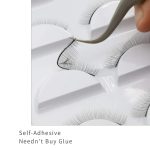 Savni Self-Adhesive Practice False Eyelashes, 5 Pairs, Natural Looking, Training Extension Set - Image 8