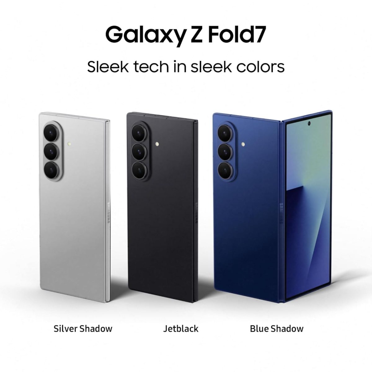 Samsung Galaxy Z Fold7 5G Smartphone with Galaxy AI (Silver Shadow, 12GB RAM, 512GB Storage), Ultra Sleek Design with 200MP Camera, Powerful Snapdragon 8 Elite, Google Gemini - Image 2
