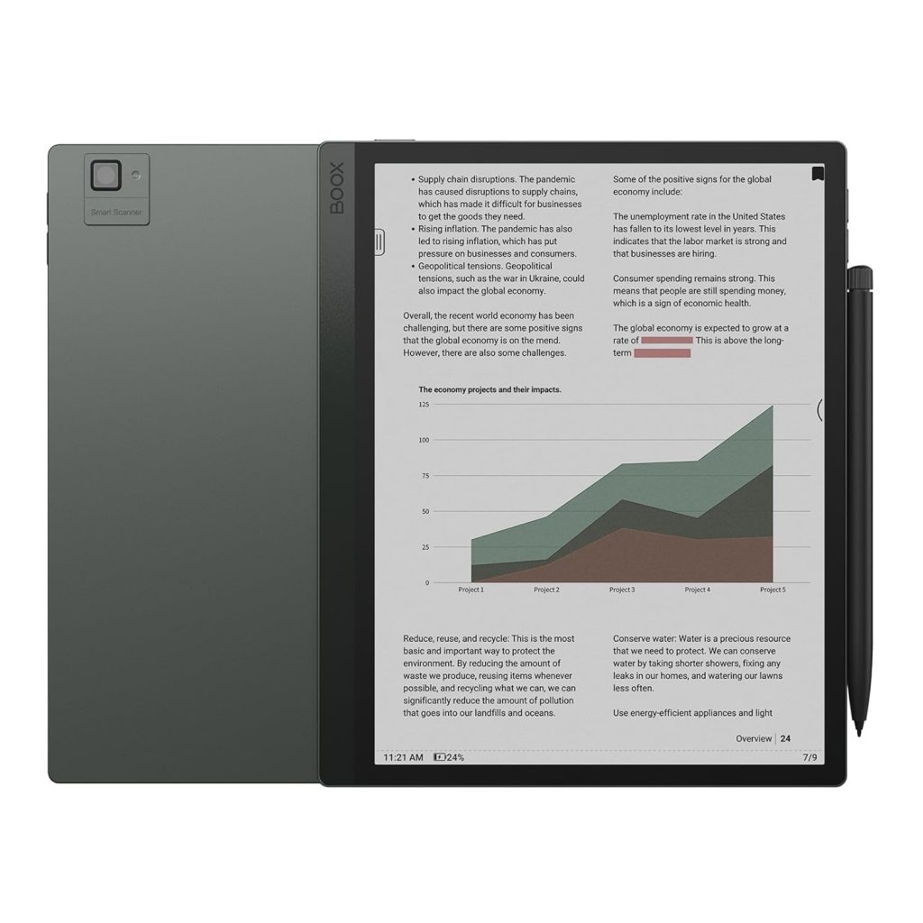 B00X Tab Ultra C Pro 10.3" Tablet EPaper EInk 6GB RAM 128GB Storage - Cosmic Black