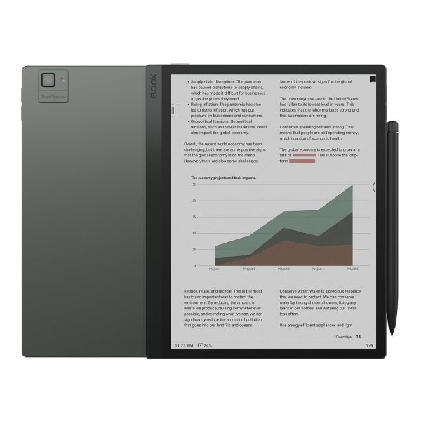 B00X Tab Ultra C Pro 10.3" Tablet EPaper EInk 6GB RAM 128GB Storage - Cosmic Black