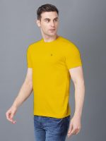 Dollar Super Combed Cotton Mens Assorted Pack of 2 Solid T-Shirt - Image 3