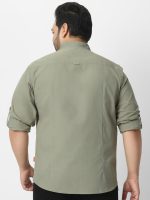 Urbano Plus Men's Cotton Full Sleeve Regular Fit Casual Solid Shirt - Image 4